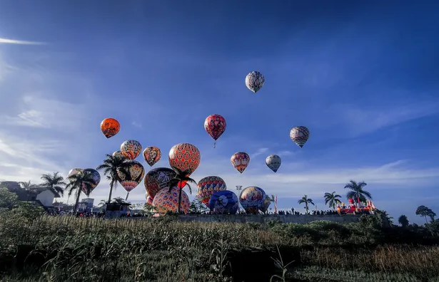 Desain balon udara Wonosobo kini semakin beragam.