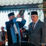 One Andang Wardoyo resmi menanggalkan jabatan sebagai Sekretaris Daerah Kabupaten Wonosobo dan digantikan Plh Sekda, M. Kristijadi di Pendopo Bupati, Jumat ( 11/9/2026). ( LT / Ida Agus)